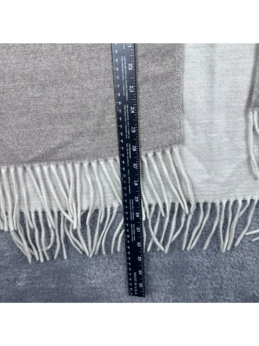 Brown Fringe Shawl Wrap Soft Lightweight Scarf 27